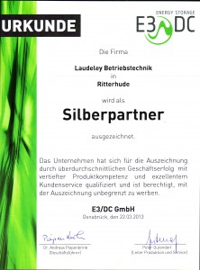 Laudeley ist Silberpartner von E3/DC